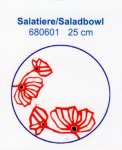 Salatiere Flower 24,5 cm
