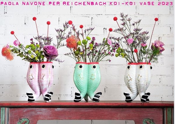 KoiKoi Vase aus der Porzellanmanufaktur Reichenbach