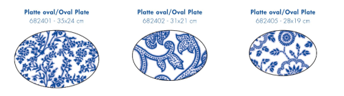 Platte oval Bold Graphic 28,31 oder 35 cm