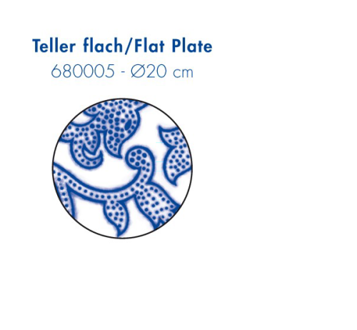 Teller flach Bold Graphic 20 cm