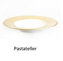 Pastateller  Colour Vollgold