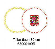 Teller flach - Bold Graphic  30 cm