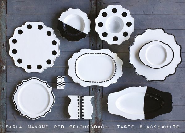 Platte Taste Black and white