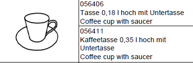 Hohe Kaffeetasse mit Untertasse Colour Vollgold 0,18 l
