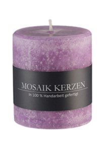 Exclusiv Mosaik Kerzen Lavendel